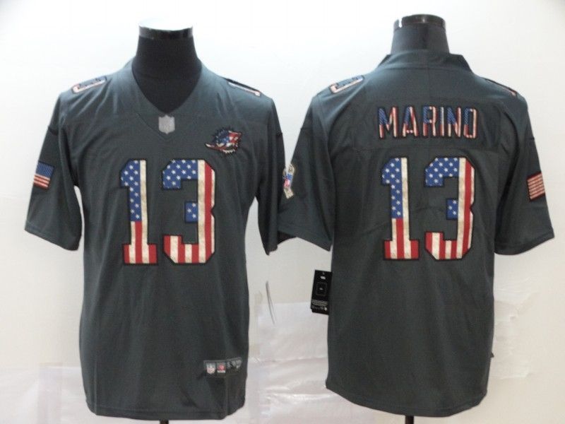 Dan Marino 13 Nfl 2020 Dark Grey Jersey