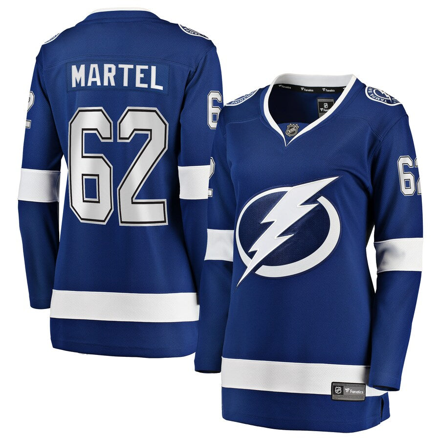 Danick Martel Tampa Bay Lightning Fanatics Branded Womens Home Breakaway Player Jersey Blue