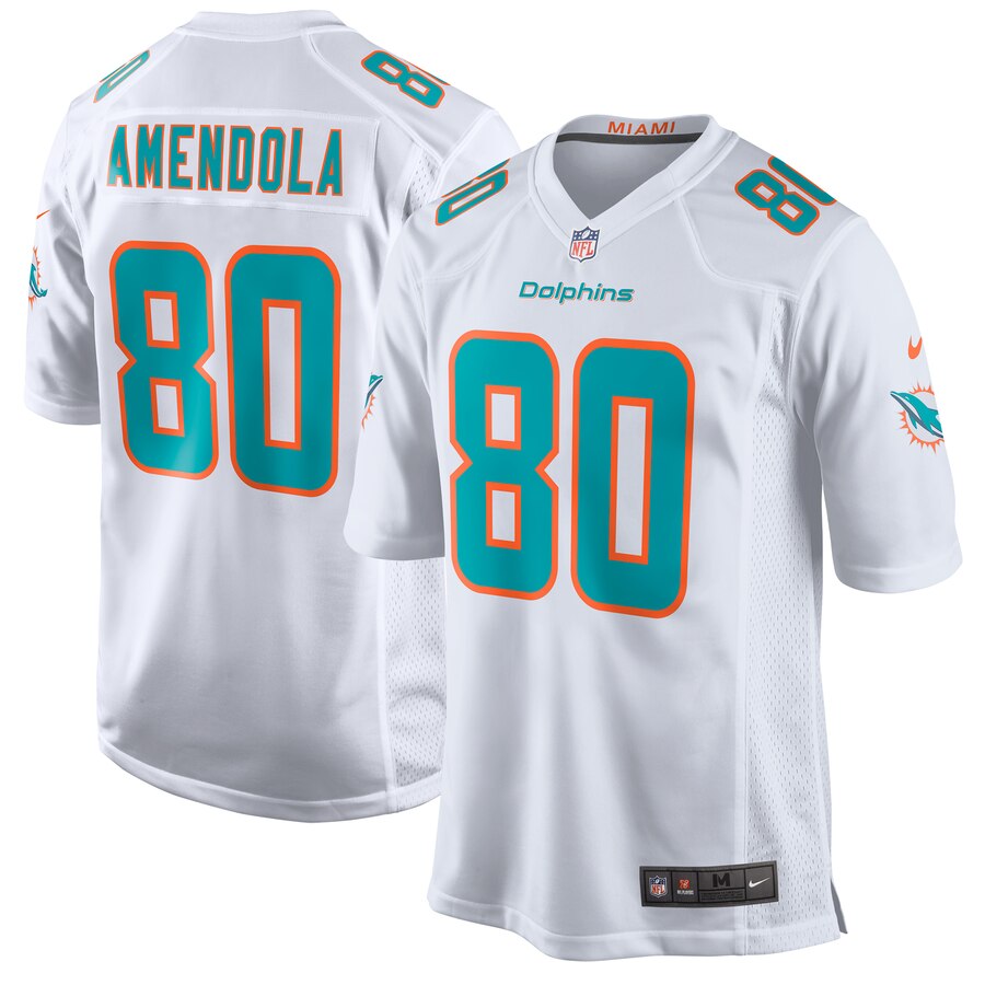 Danny Amendola Miami Dolphins Nike New 2018 Game Jersey White