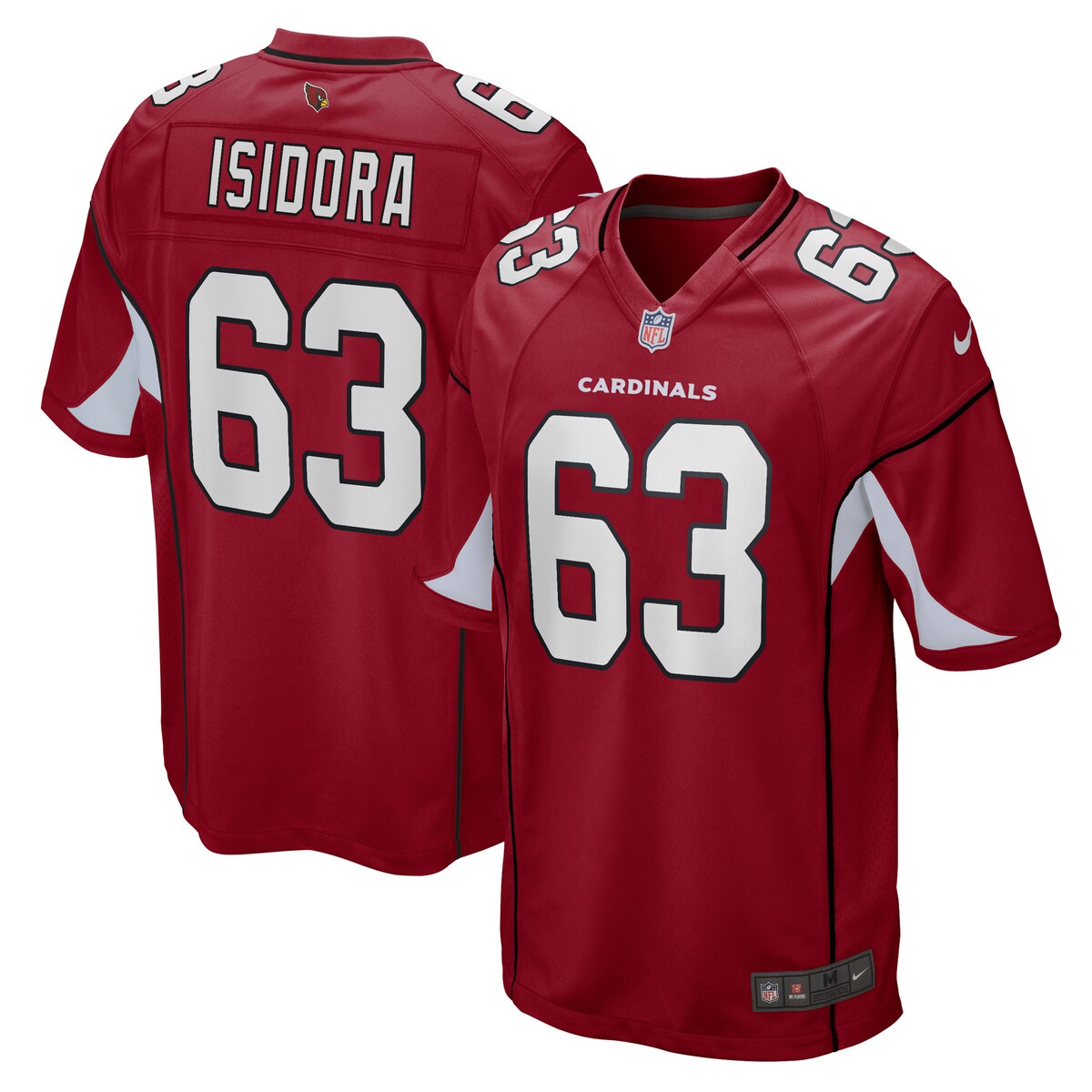 Danny Isidora Arizona Cardinals Nike Game Player Jersey Cardinal