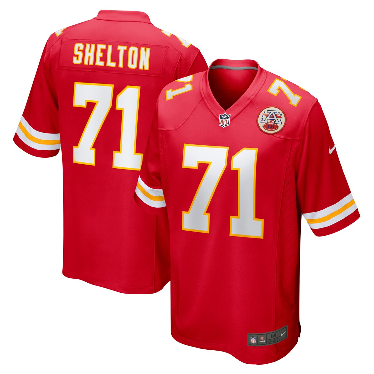 Danny Shelton Kansas City Chiefs Nike Game Player Jersey Red
