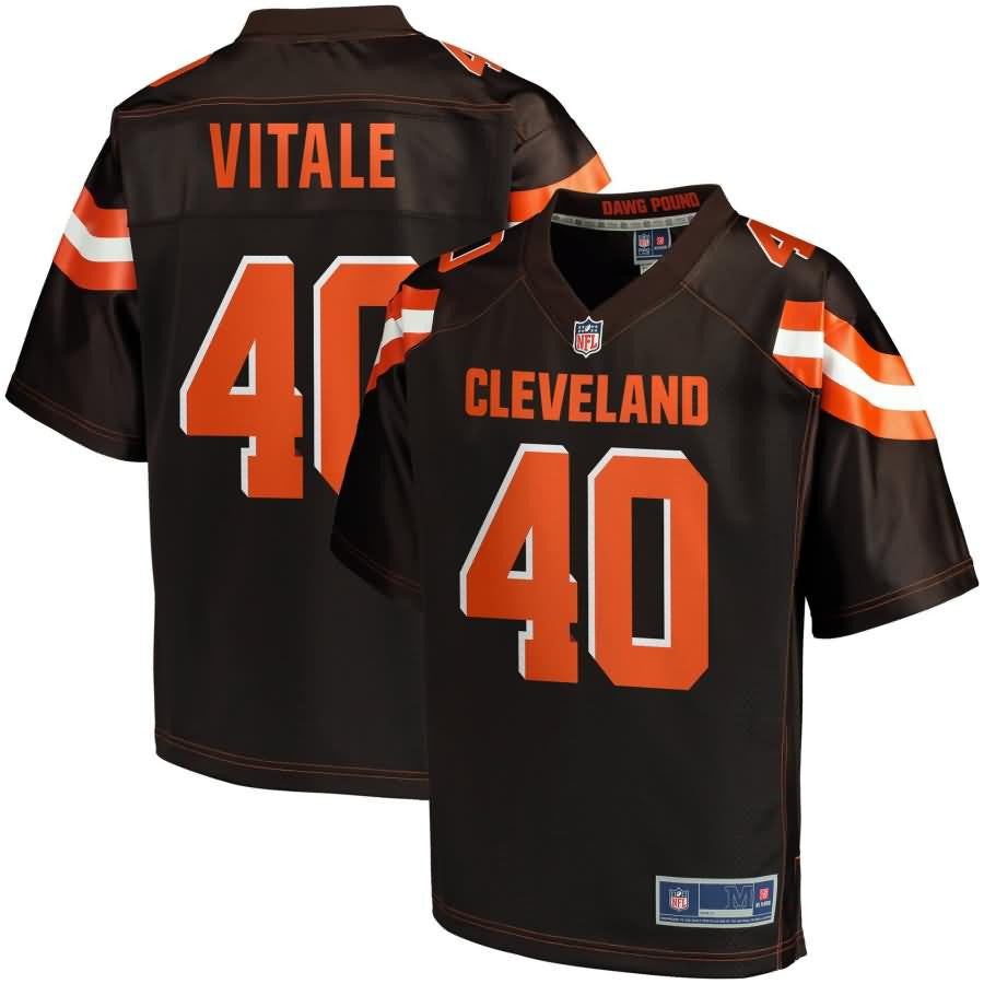 Danny Vitale Cleveland Browns Nfl Pro Line Youth Player Jersey Brown