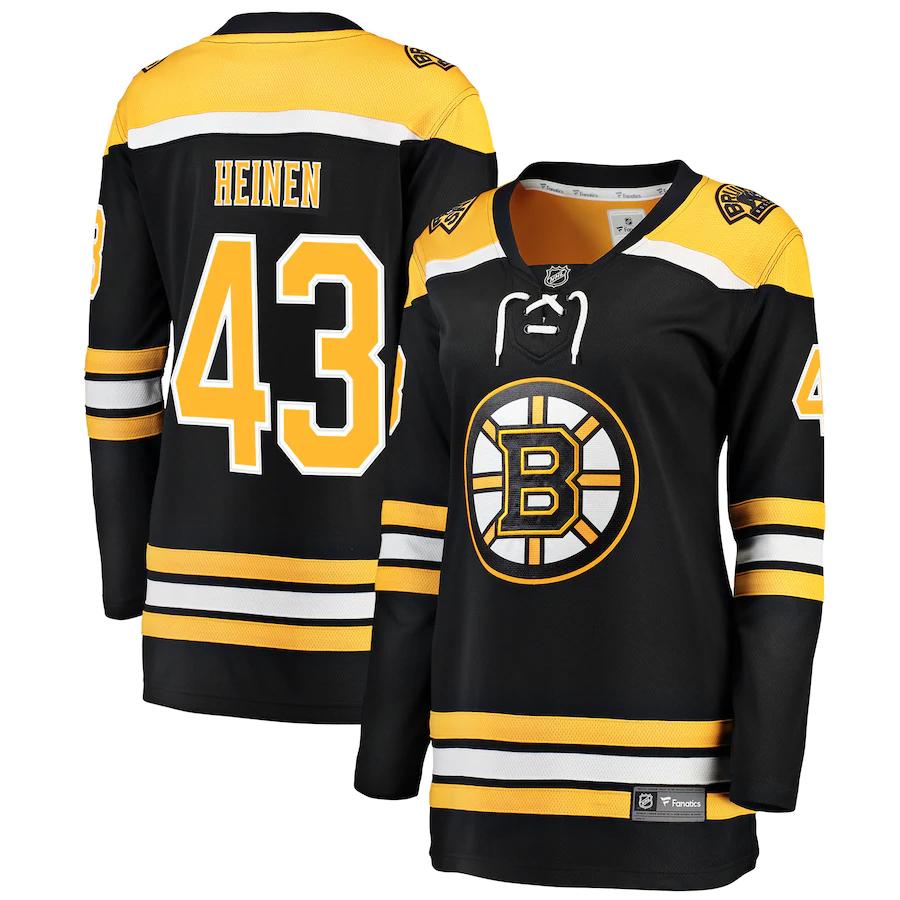 Danton Heinen Boston Bruins Fanatics Branded Womens Breakaway Player Jersey Black