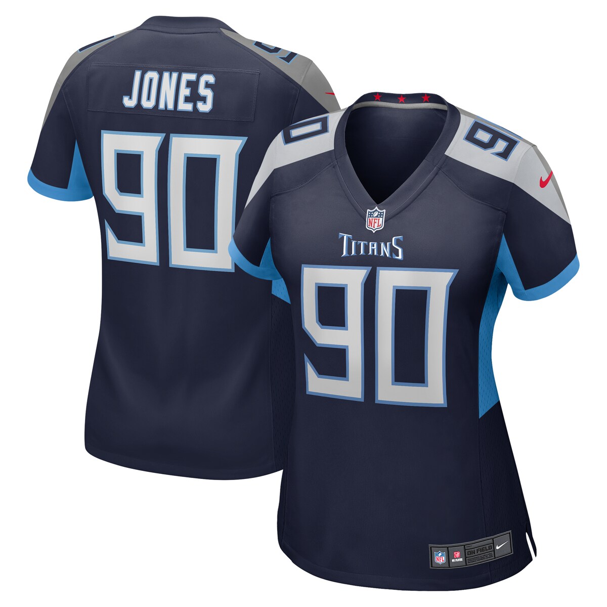 Daquan Jones Tennessee Titans Nike Womens Game Jersey Navy
