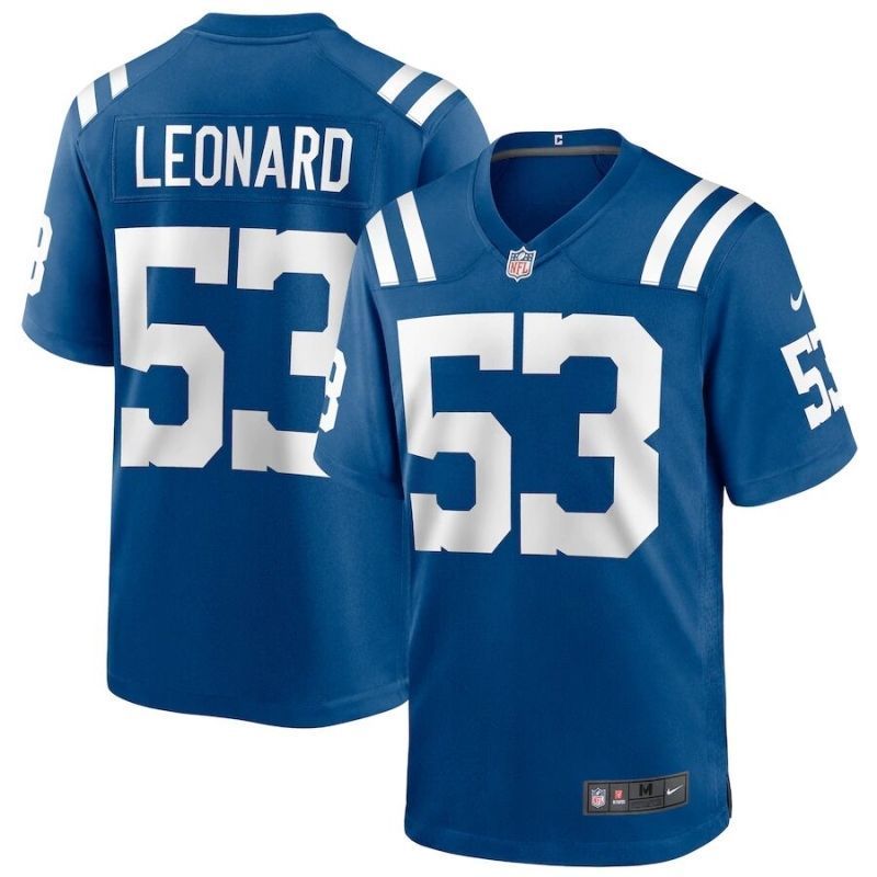 Darius Leonard 53 2020 Nfl Blue Jersey Jersey