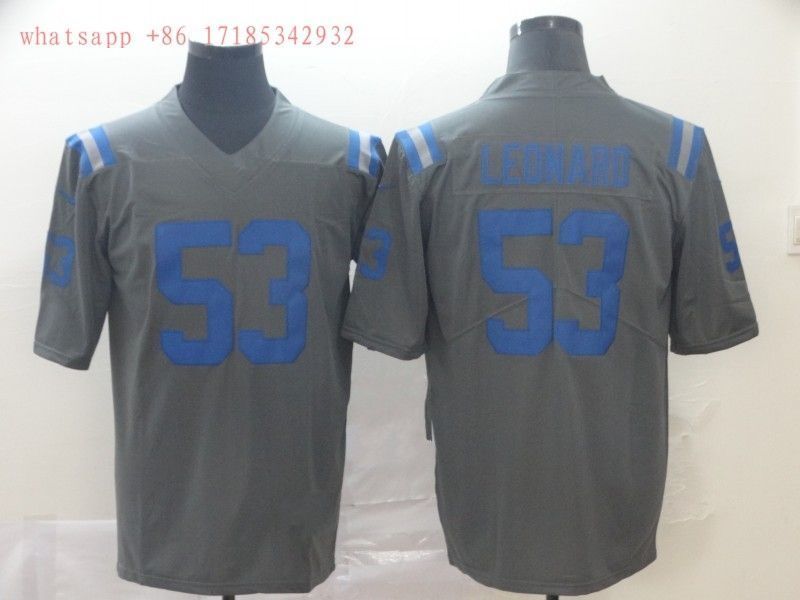Darius Leonard 53 2020 Nfl Grey Jersey Jersey