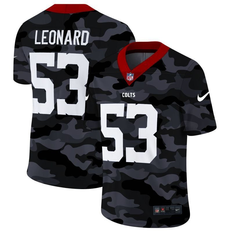 Darius Leonard 53 Nfl 2020 Camo Black Jersey