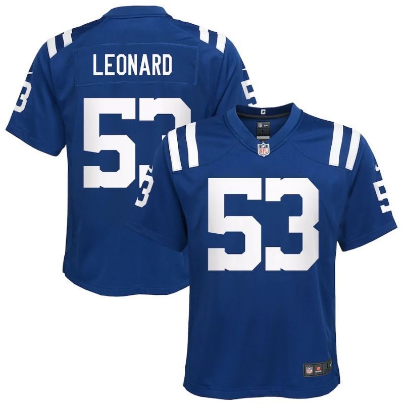 Darius Leonard 53 Nfl 2020 Navy Blue Jersey