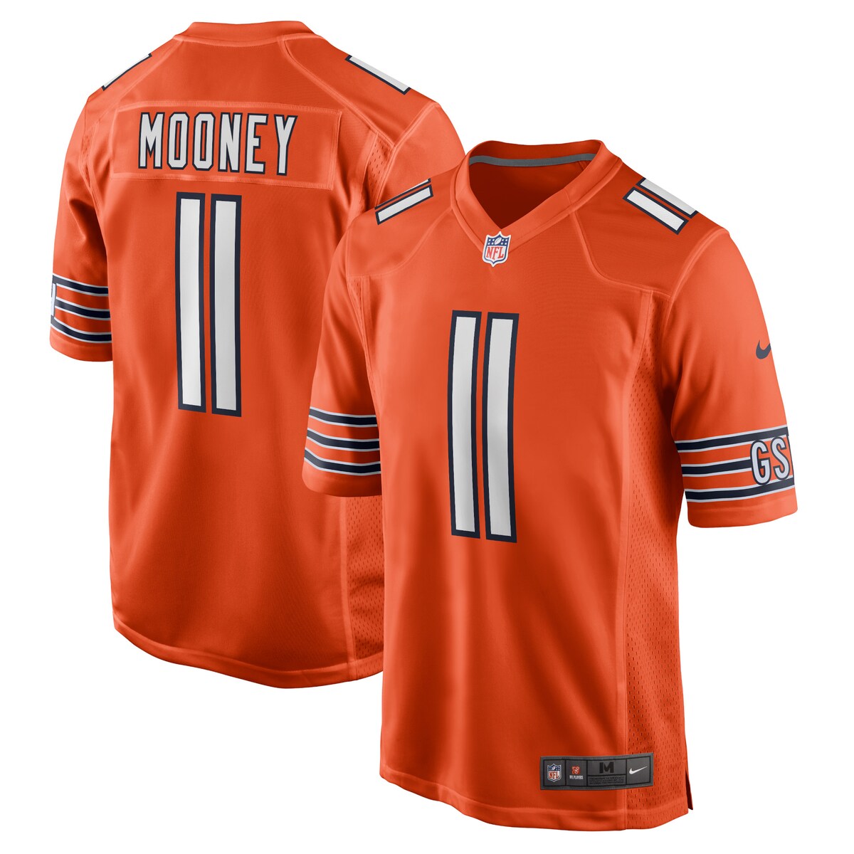 Darnell Mooney Chicago Bears Nike Alternate Game Player Jersey Orange