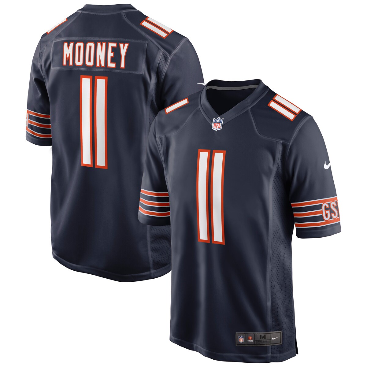 Darnell Mooney Chicago Bears Nike Game Jersey Navy