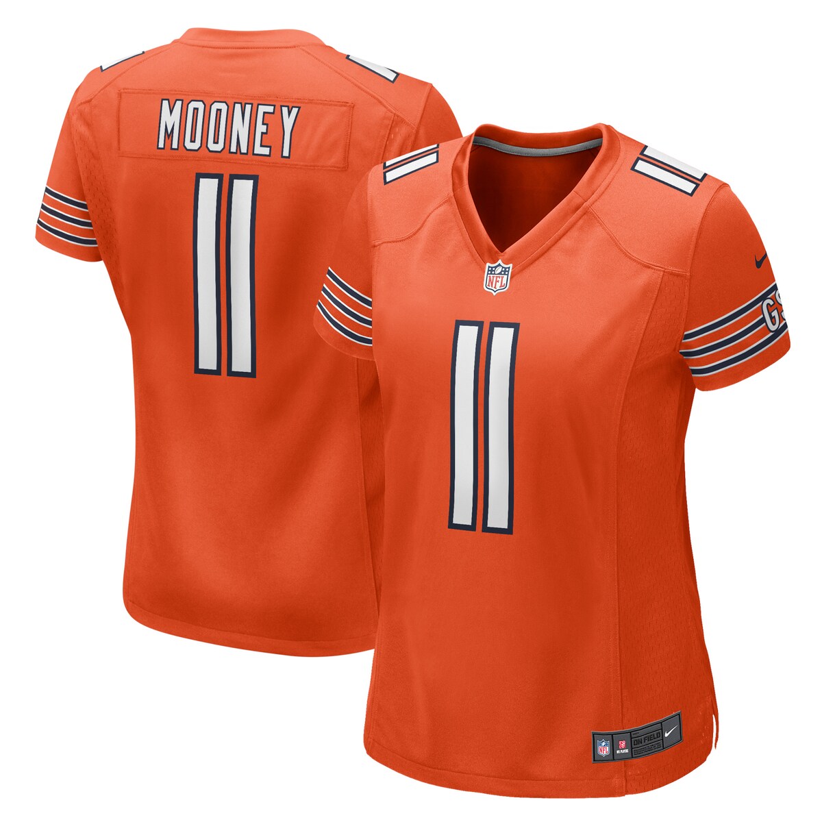Darnell Mooney Chicago Bears Nike Womens Alternate Game Player Jersey Orange