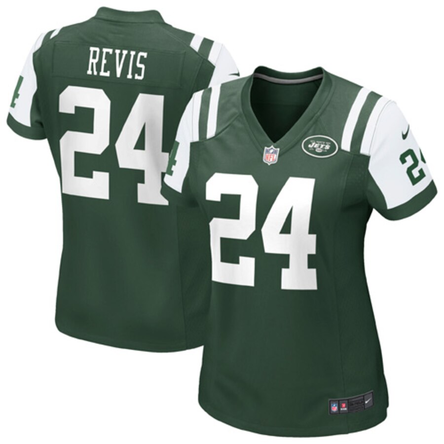 Darrelle Revis New York Jets Nike Womens Game Jersey Green