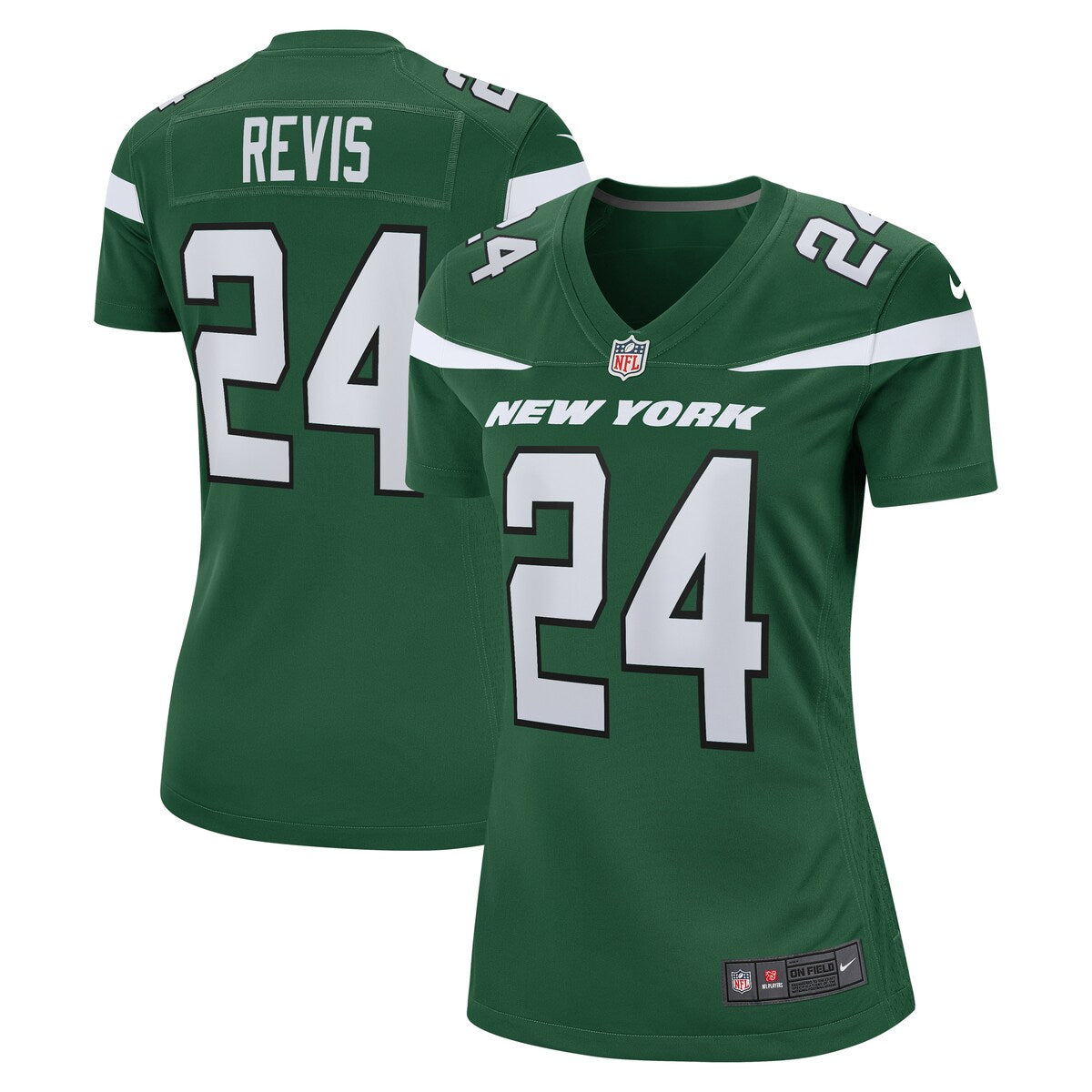 Darrelle Revis New York Jets Nike Womens Retired Player Game Jersey Gotham Green