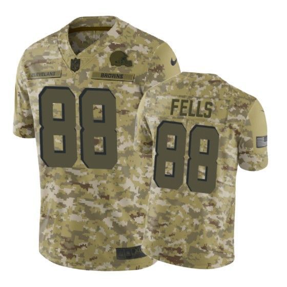 Darren Fells Jersey Nfl Camo Cleveland Browns