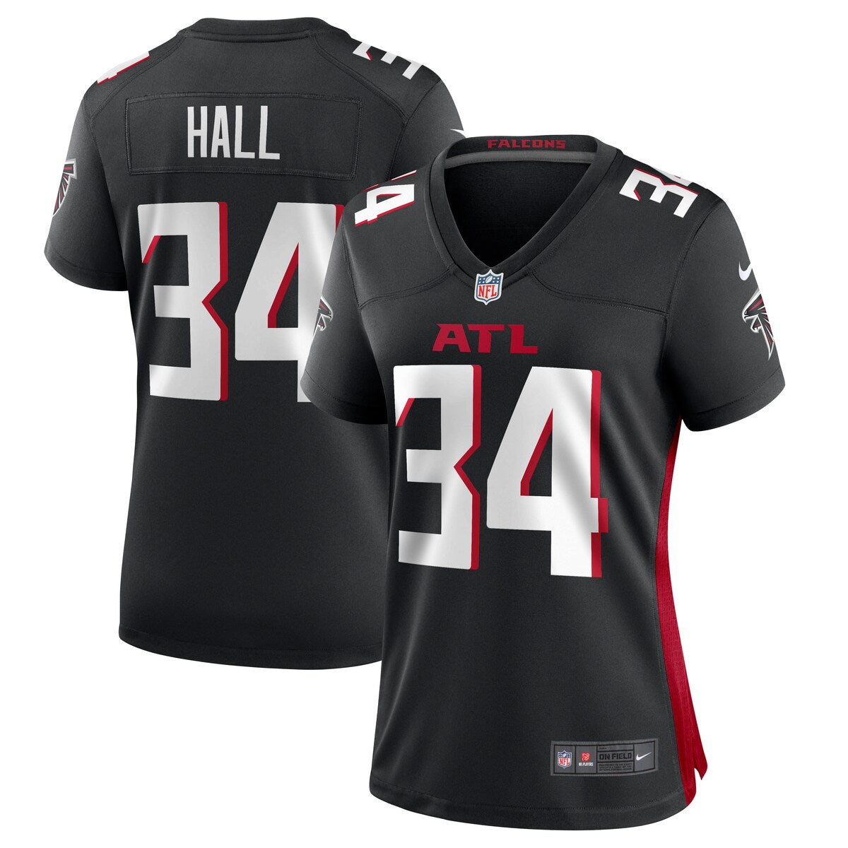 Darren Hall Atlanta Falcons Nike Womens Game Jersey Black