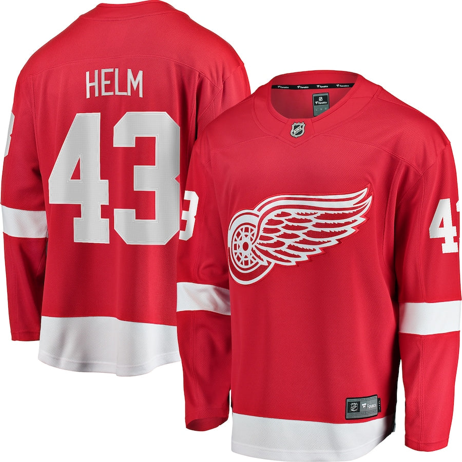 Darren Helm Detroit Red Wings Fanatics Branded Breakaway Player Jersey Red