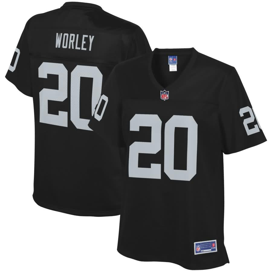 Daryl Worley Oakland Raiders Nfl Pro Line Womens Player Jersey Black