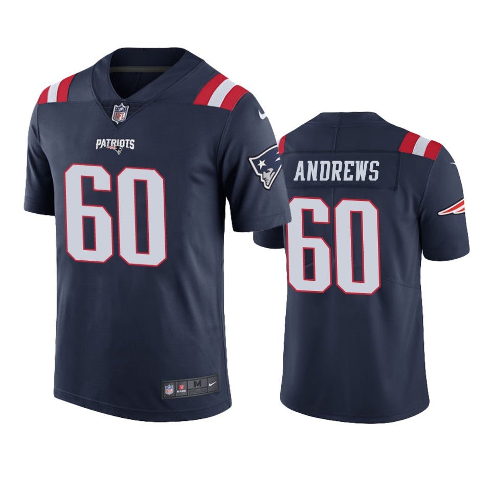David Andrews Patriots Navy Color Rush Limited Jersey
