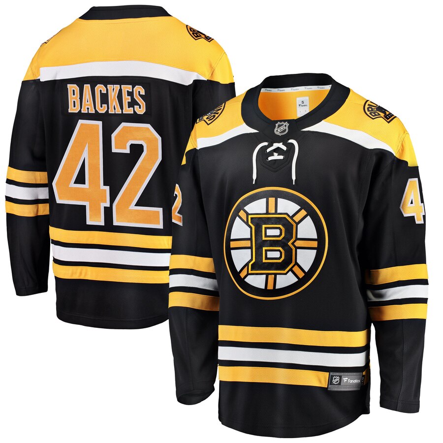 David Backes Boston Bruins Fanatics Branded Youth Breakaway Player Jersey Black