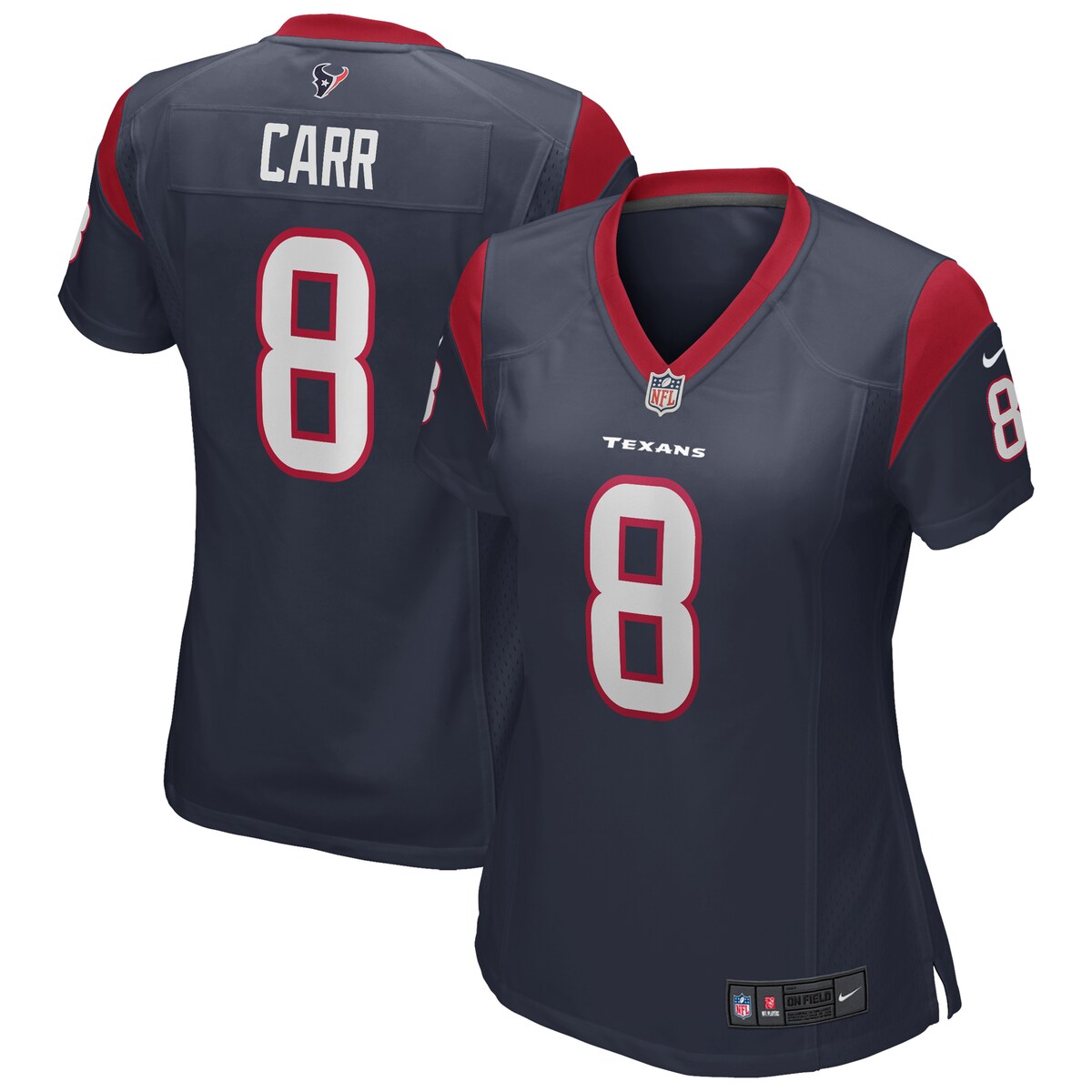 David Carr Houston Texans Nike Womens Game Retired Player Jersey Navy
