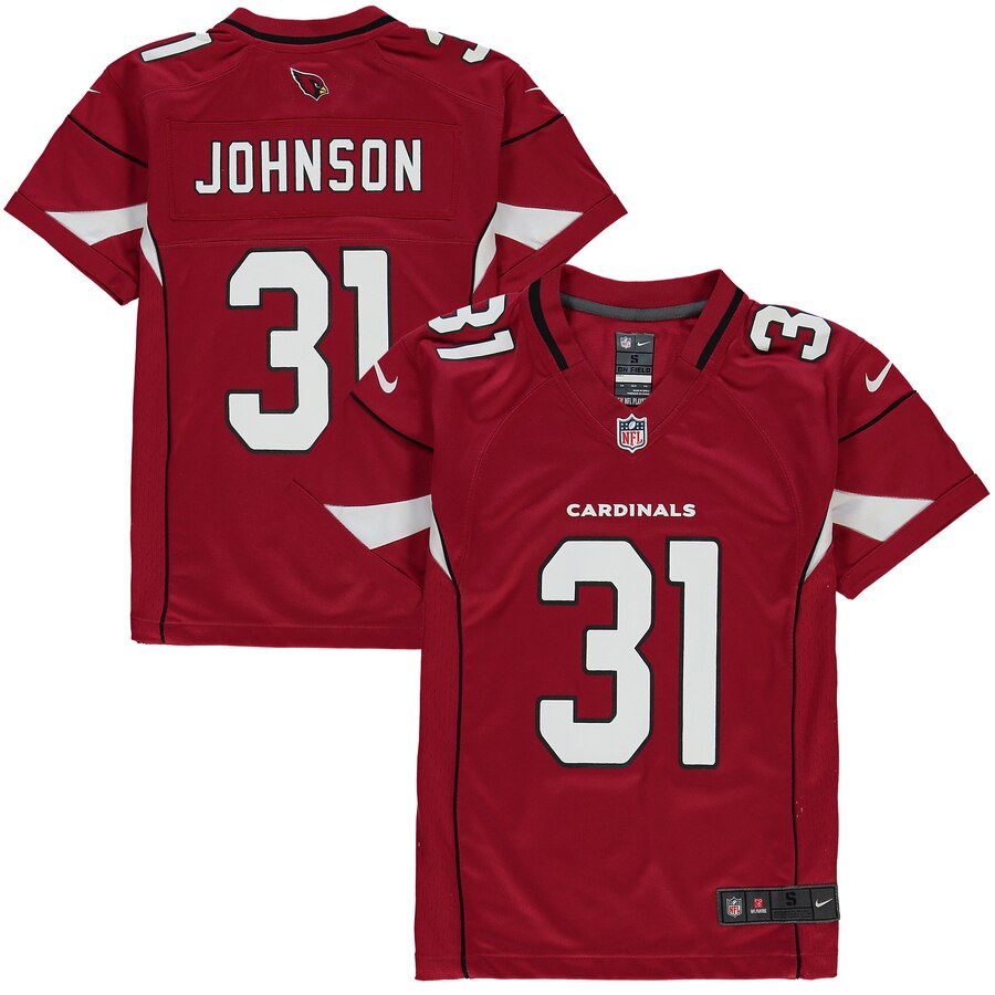 David Johnson Arizona Cardinals Nike Youth Team Color Game Jersey Cardinal