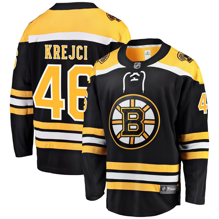 David Krejci Boston Bruins Fanatics Branded Youth Breakaway Player Jersey Black
