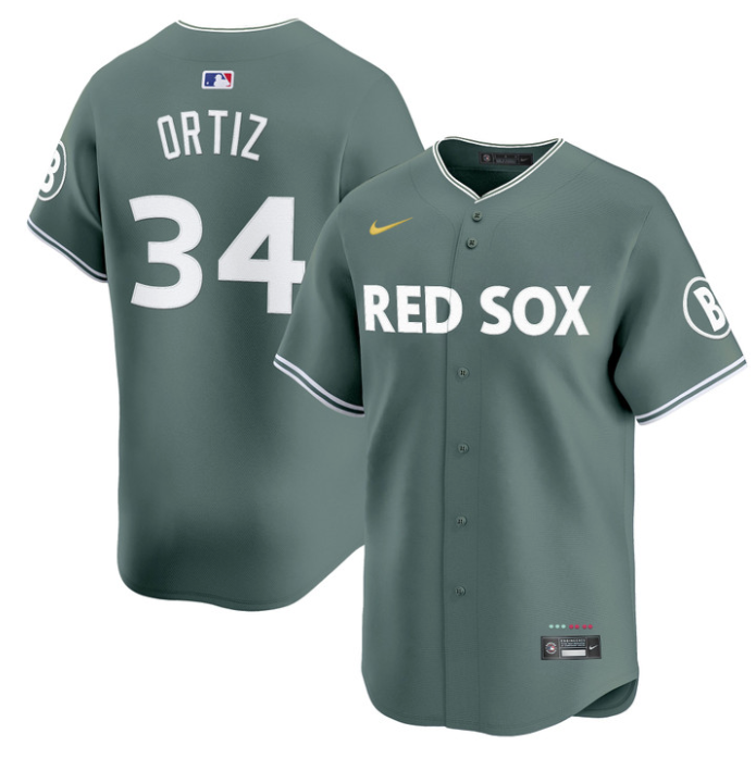 David Ortiz Jersey #34 Boston Red Sox 2025 City Connect Vapor Premier Limited St