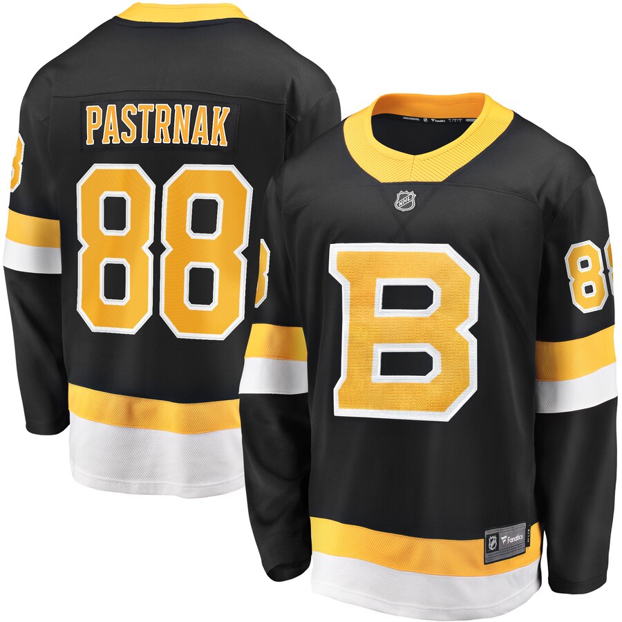 David Pastrnak Boston Bruins Fanatics Branded Premier Breakaway Player Jersey Black