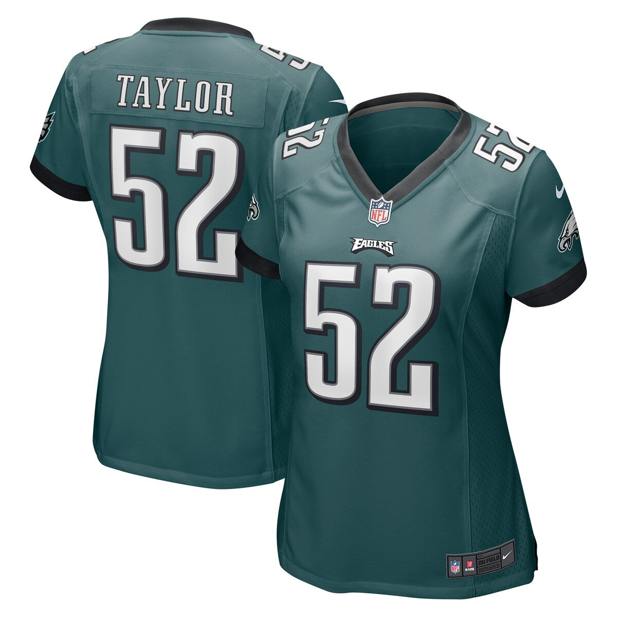 Davion Taylor Philadelphia Eagles Nike Womens Game Jersey Midnight Green