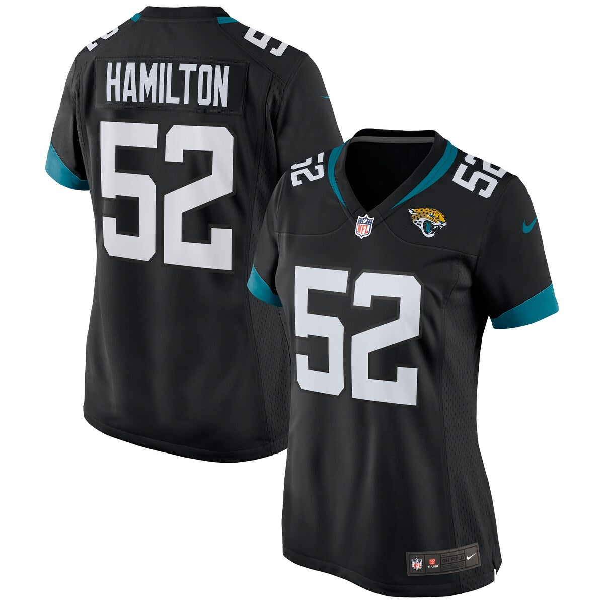 Davon Hamilton Jacksonville Jaguars Nike Womens Game Jersey Black