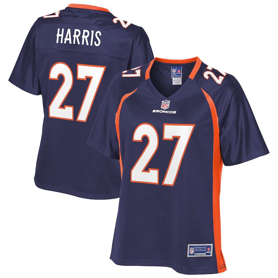 Davontae Harris Denver Broncos Nfl Pro Line Womens Alternate Player Jersey Navy