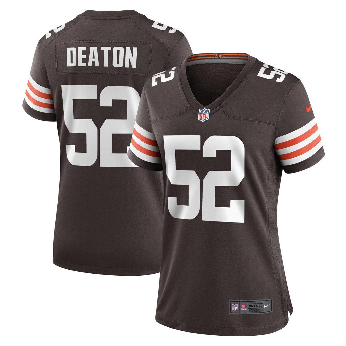 Dawson Deaton Cleveland Browns Nike Womens Game Player Jersey Brown