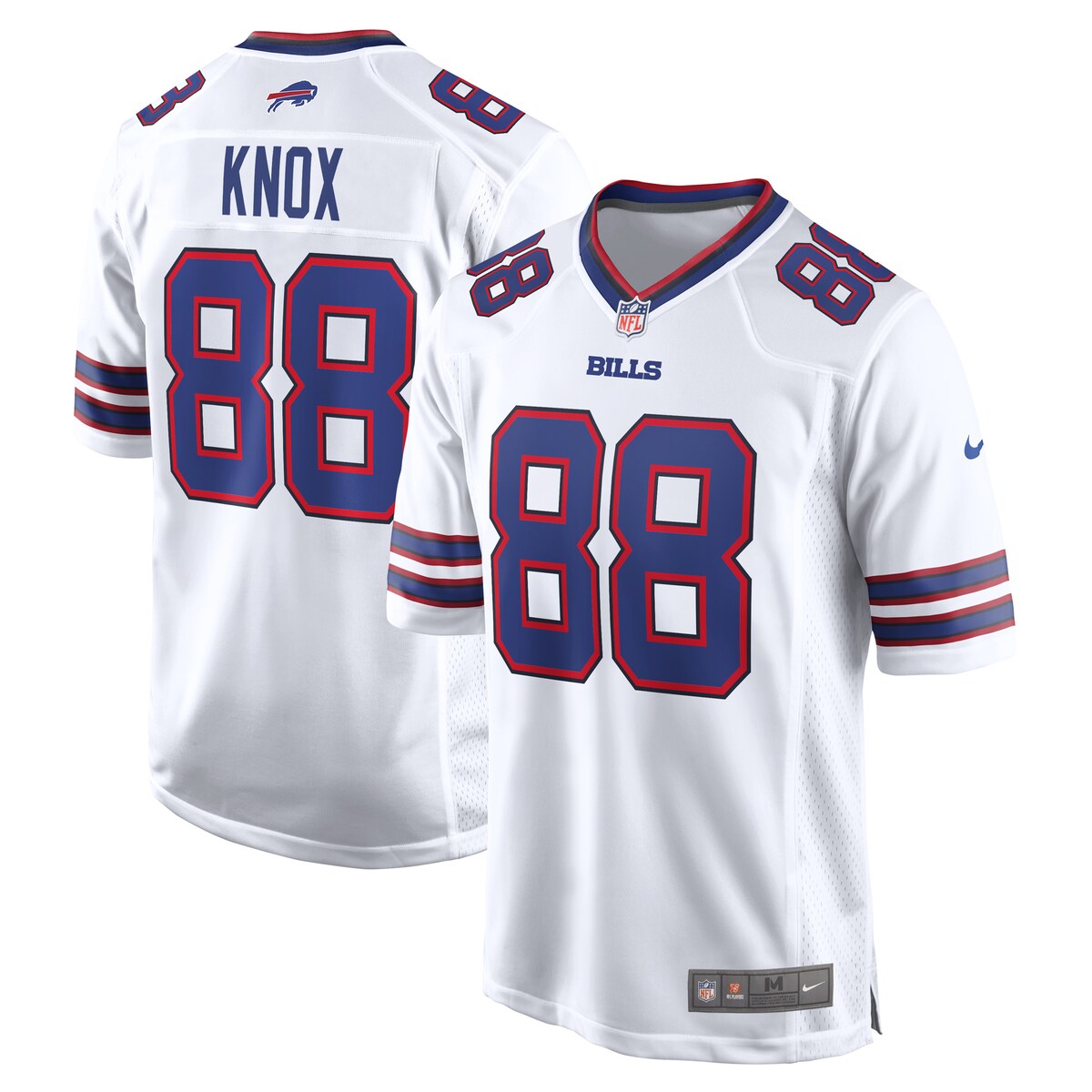 Dawson Knox Buffalo Bills Nike Away Game Player Jersey White