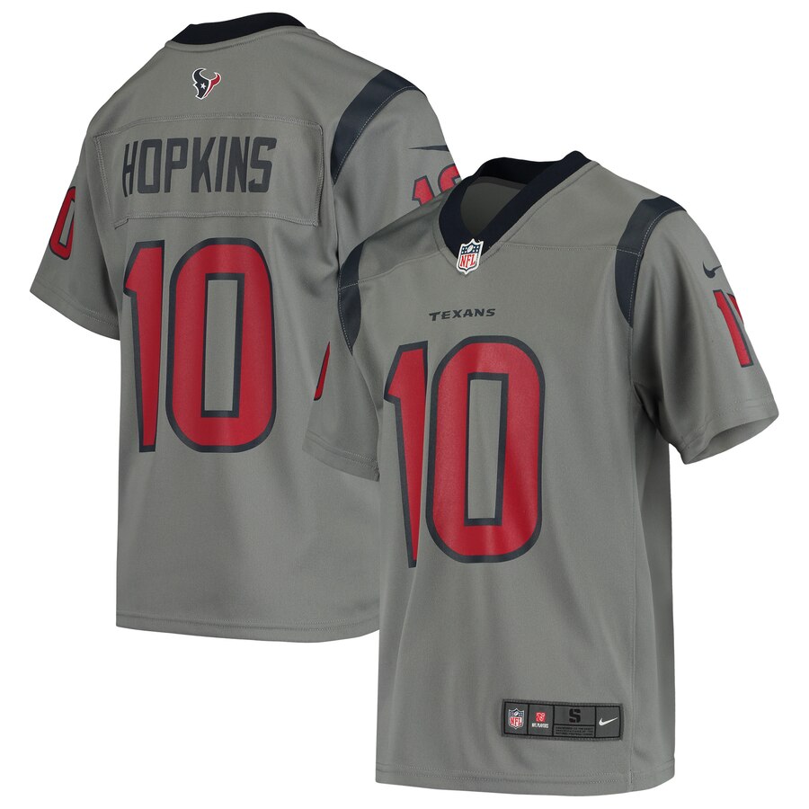 Deandre Hopkins Houston Texans Nike Youth Inverted Game Jersey Gray