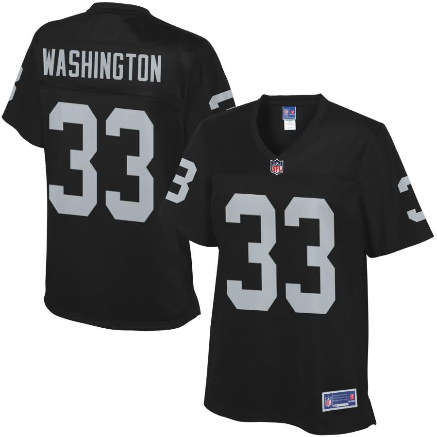 Deandre Washington Oakland Raiders Nfl Pro Line Womens Player Jersey Black