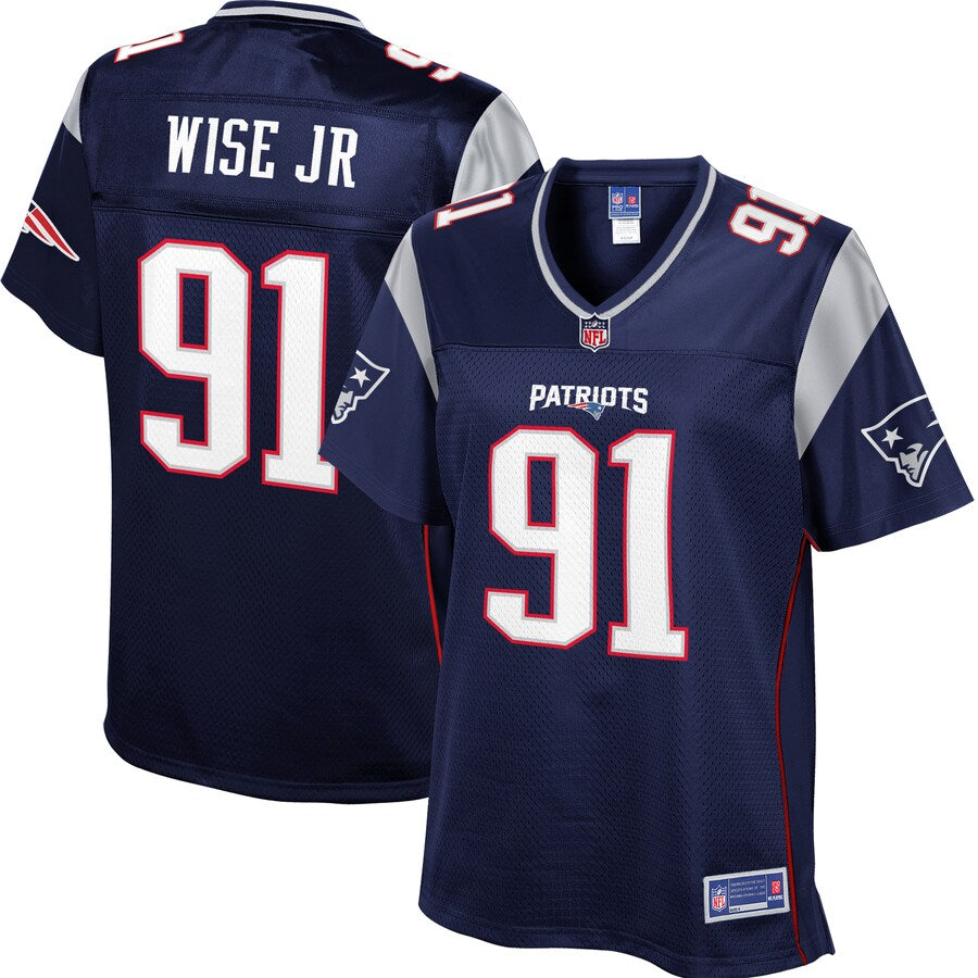 Deatrich Wise New England Patriots Nfl Pro Line Womens Jersey Navy