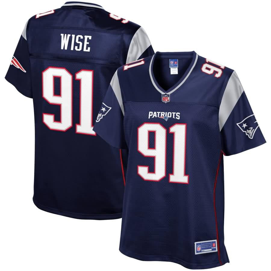 Deatrich Wise New England Patriots Nfl Pro Line Womens Player Jersey Navy