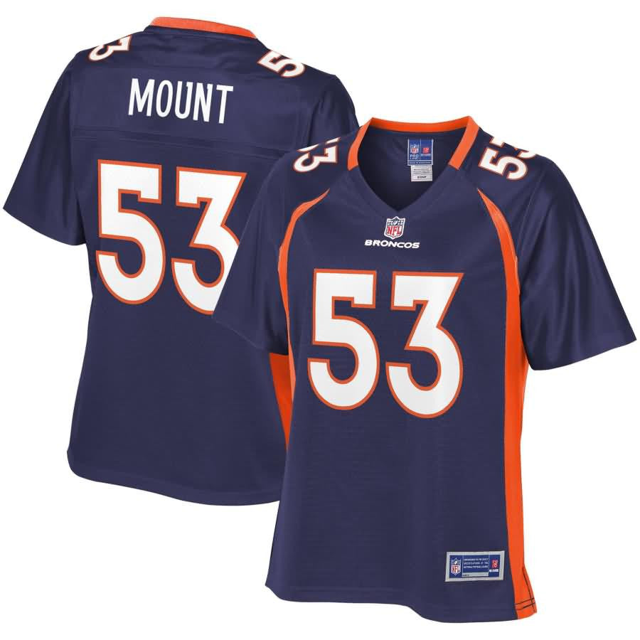 Deiontrez Mount Denver Broncos Nfl Pro Line Womens Alternate Player Jersey Navy