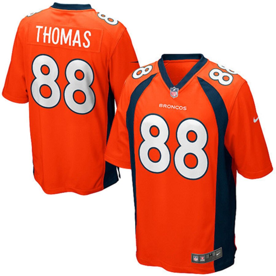 Demaryius Thomas Denver Broncos Nike Youth Team Color Game Jersey Orange