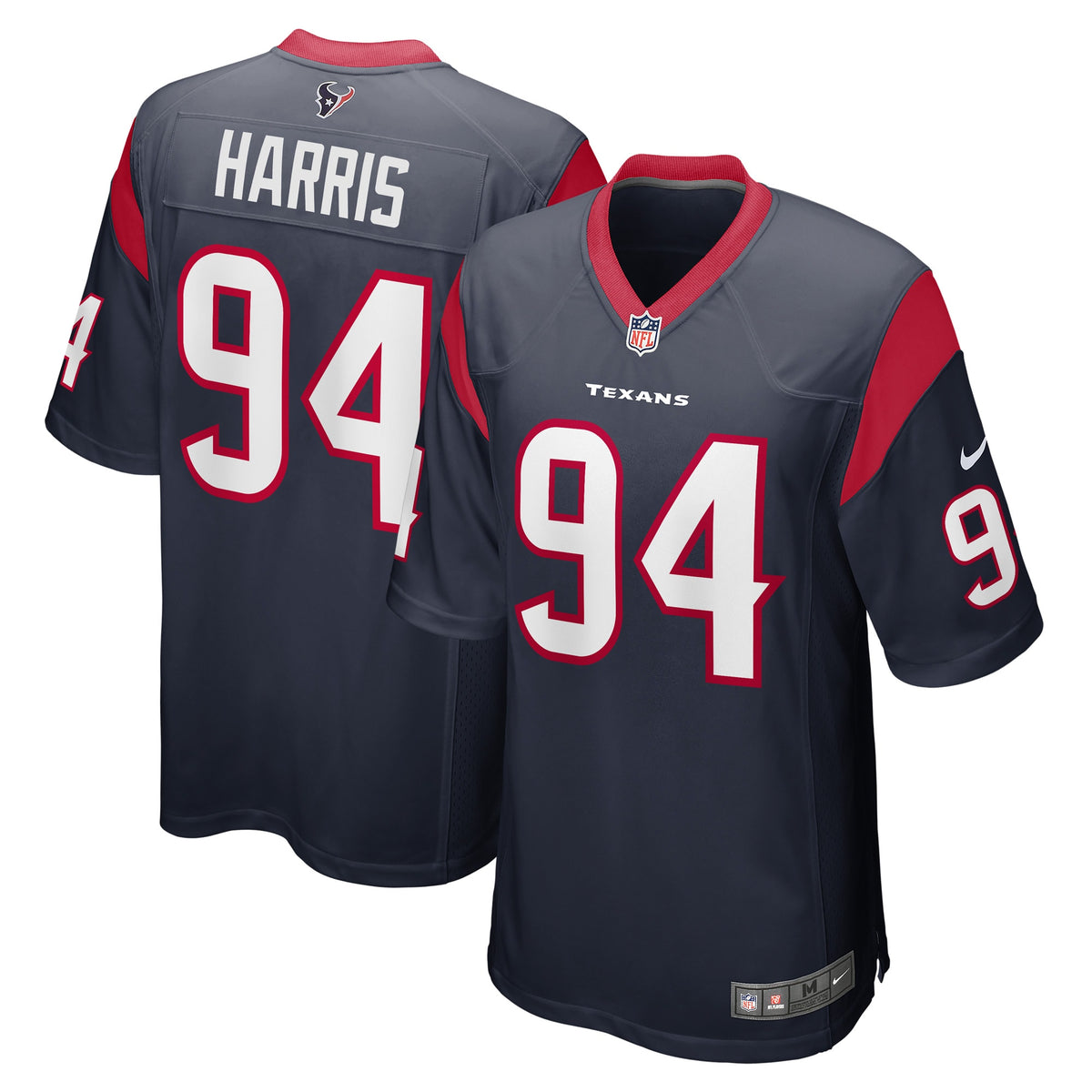 Demone Harris Houston Texans Nike Game Player Jersey Navy