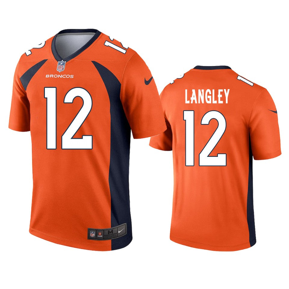 Denver Broncos Brendan Langley Orange Legend Jersey