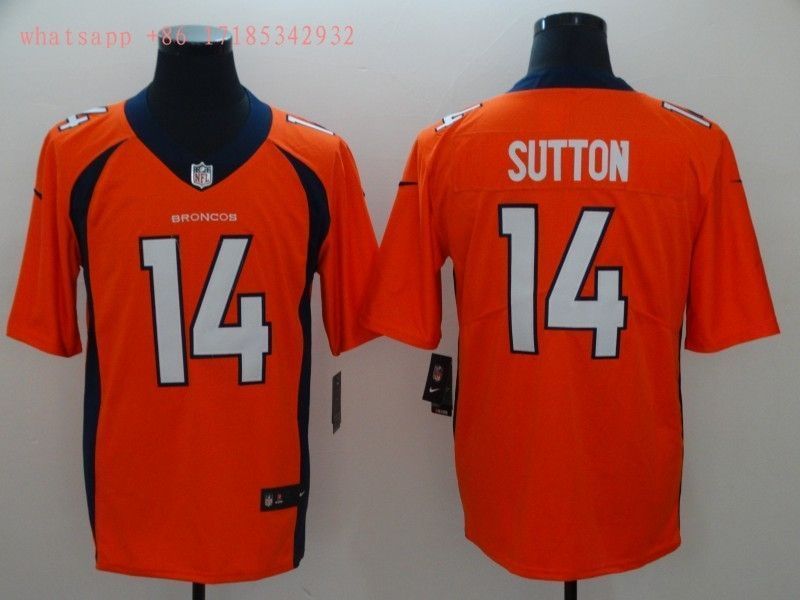 Denver Broncos Courtland Sutton 14 2020 Nfl Orange Jersey Jersey