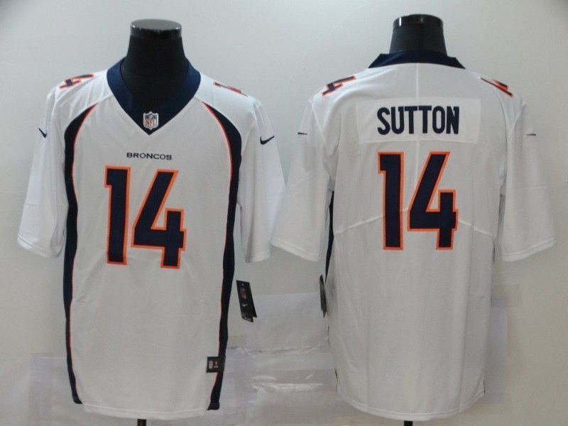Denver Broncos Courtland Sutton 14 Nfl 2020 White Jersey