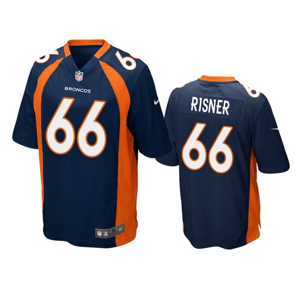 Denver Broncos Dalton Risner 2019 Nfl Draft Navy Game Jersey