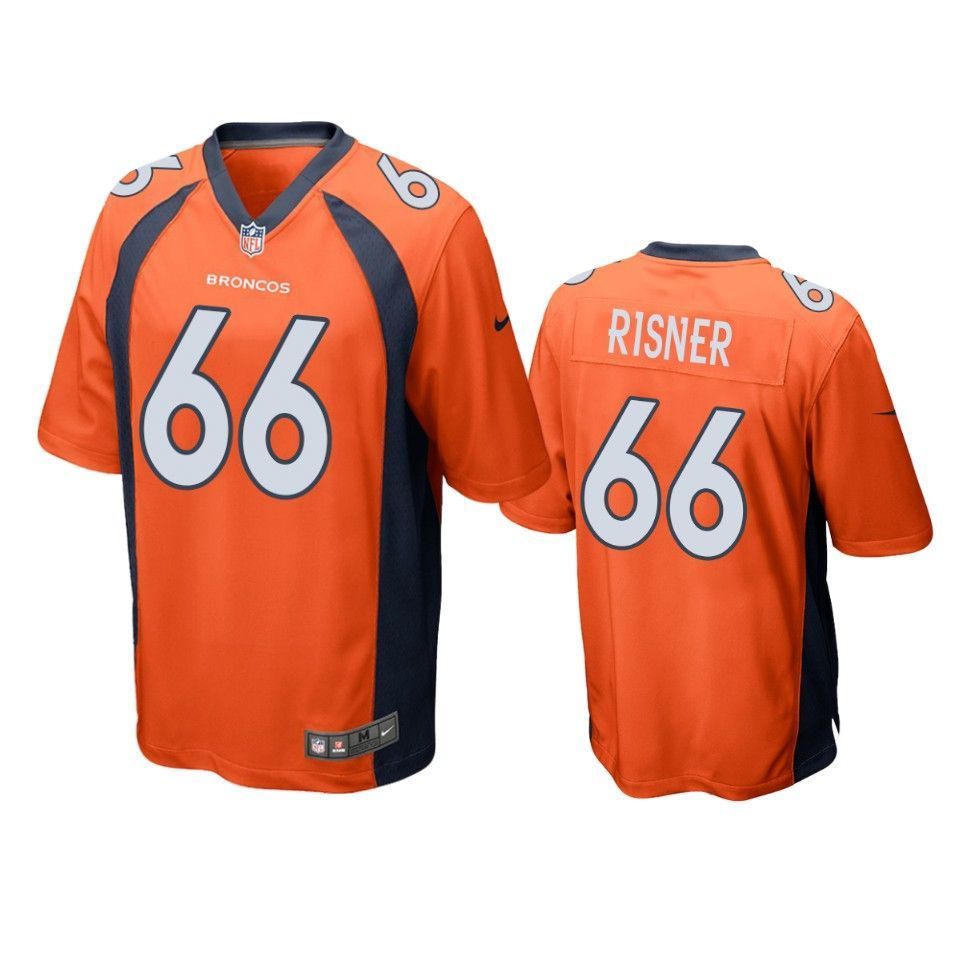 Denver Broncos Dalton Risner 2019 Nfl Draft Orange Game Jersey