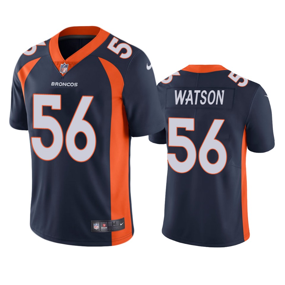 Denver Broncos Dekoda Watson Navy Vapor Untouchable Limited Jersey