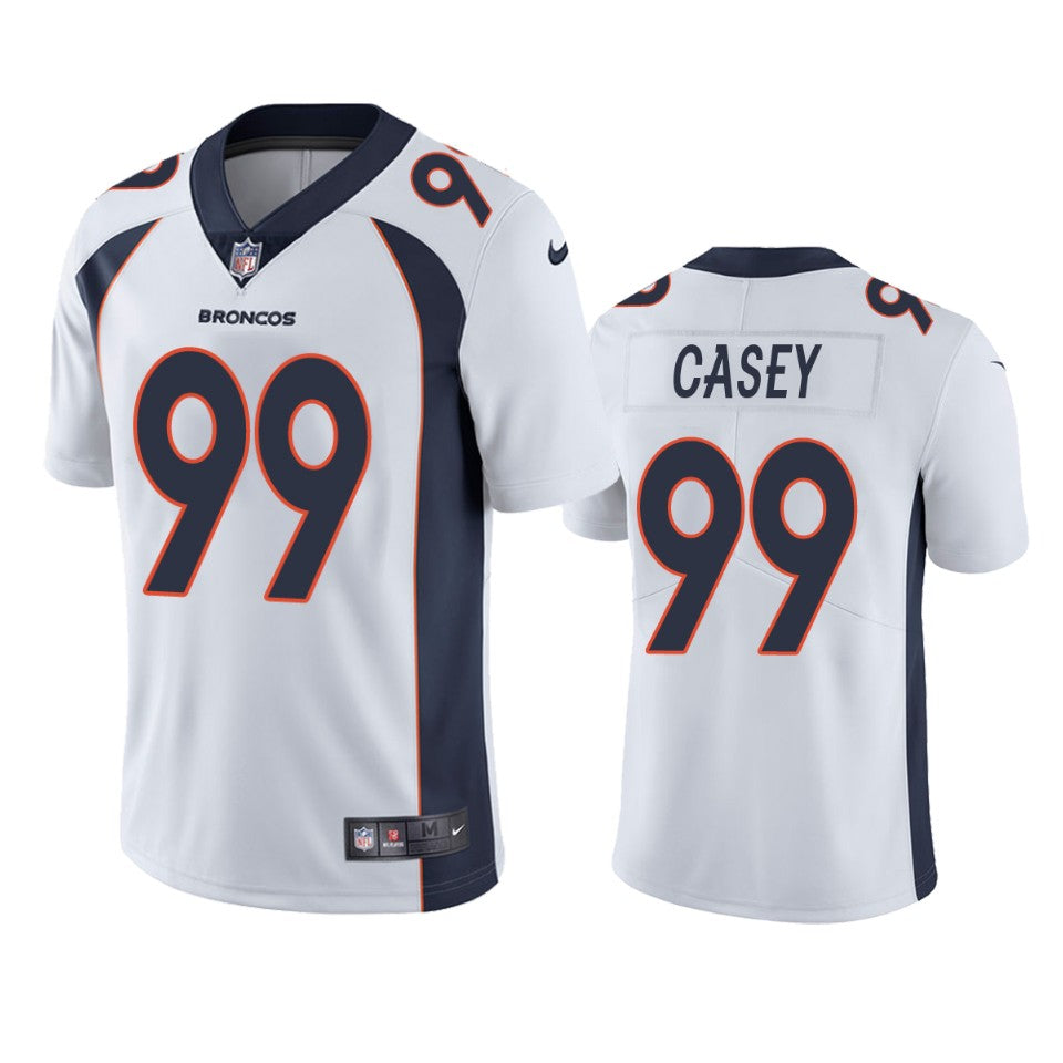 Denver Broncos Jurrell Casey White Vapor Untouchable Limited Jersey