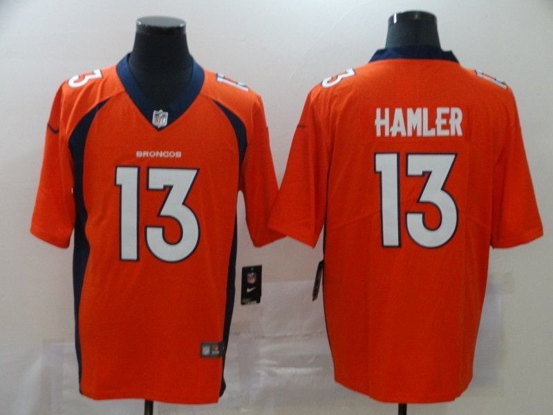 Denver Broncos K J Hamler 13 2020 Nfl Orange Jersey Jersey