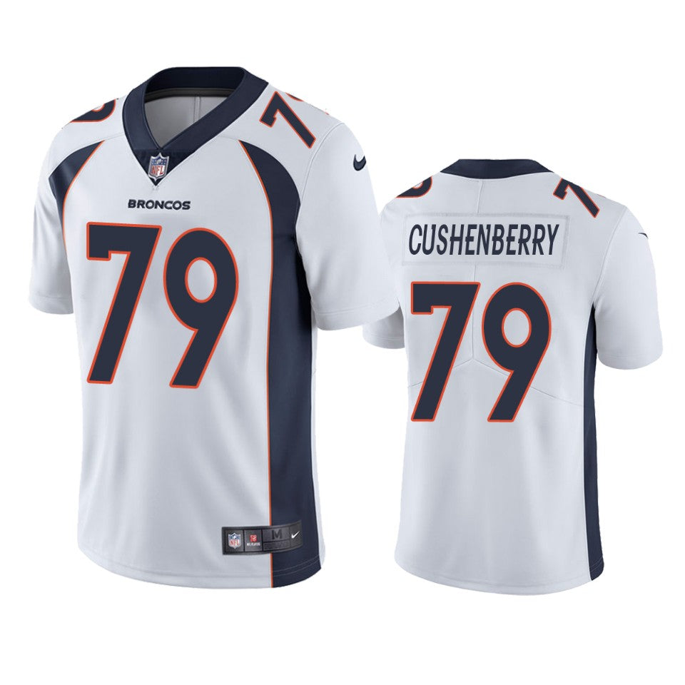 Denver Broncos Lloyd Cushenberry White Vapor Untouchable Limited Jersey
