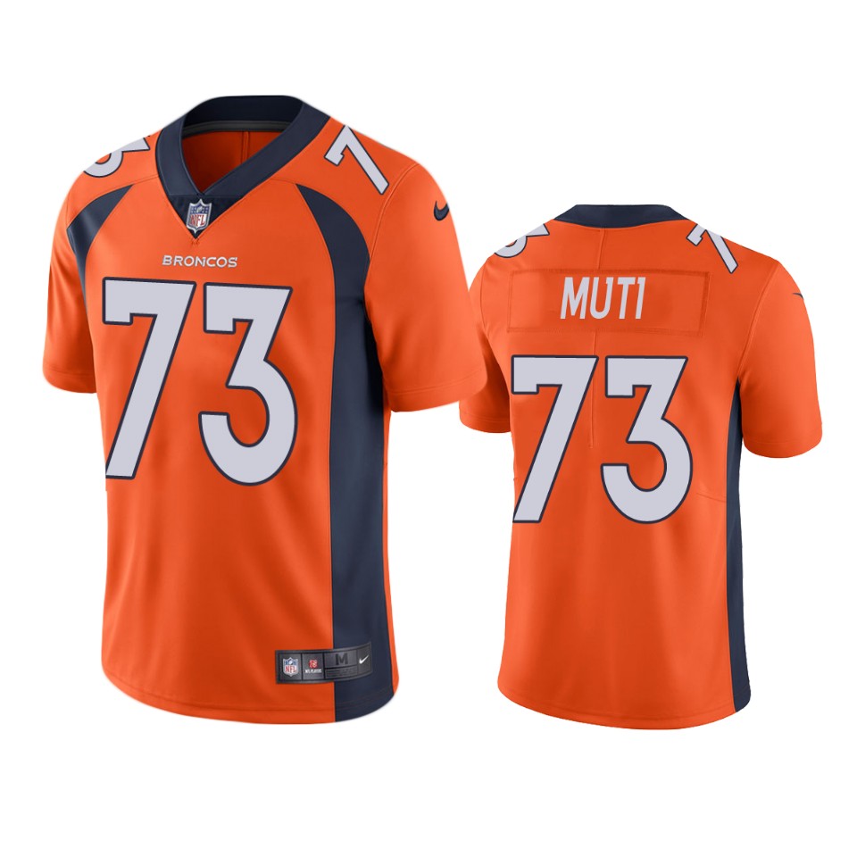 Denver Broncos Netane Muti Orange Vapor Untouchable Limited Jersey